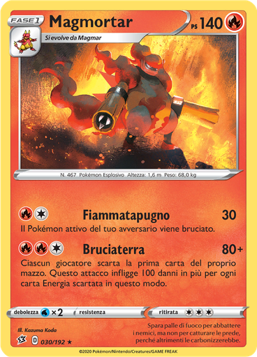 Magmortar (Reverse Holo)