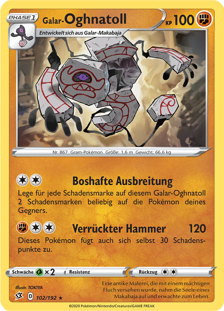Galar-Oghnatoll (Reverse Holo)