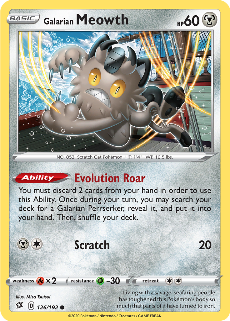 Galarian Meowth (Reverse Holo)