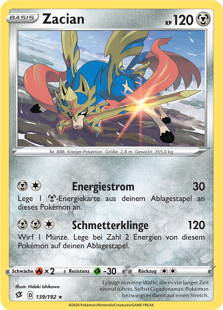Zacian (Reverse Holo)