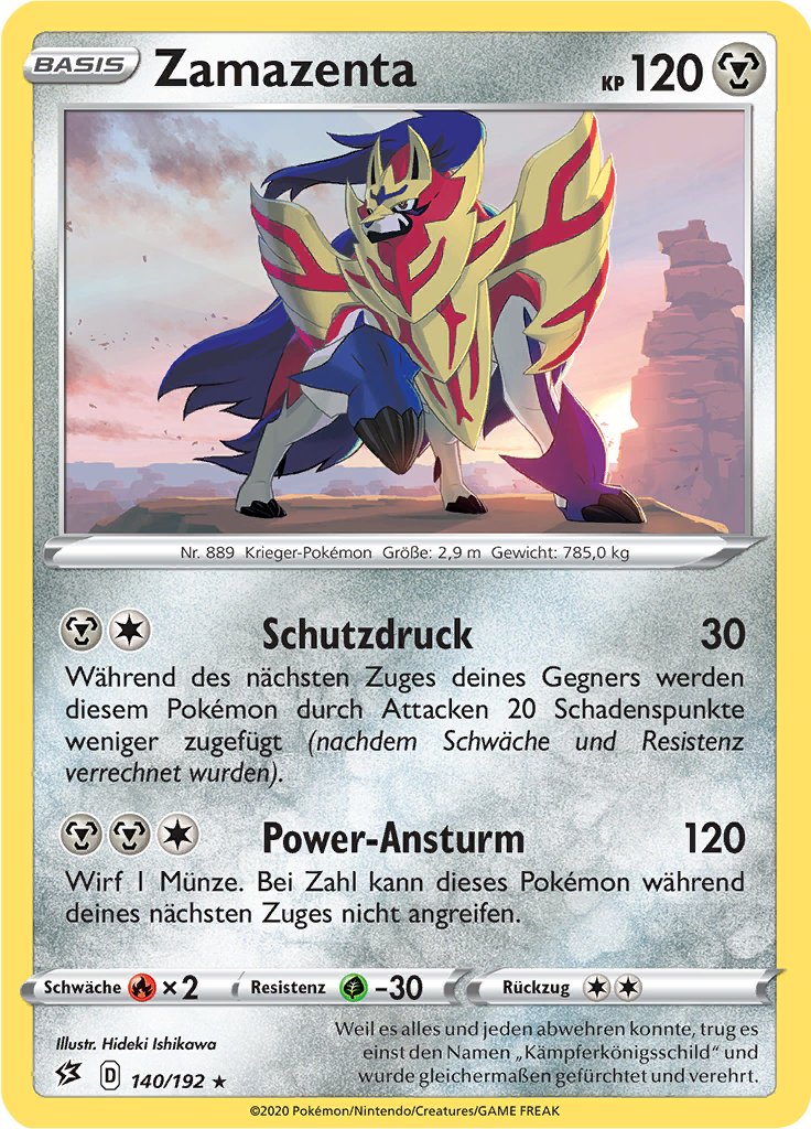 Zamazenta (Reverse Holo)