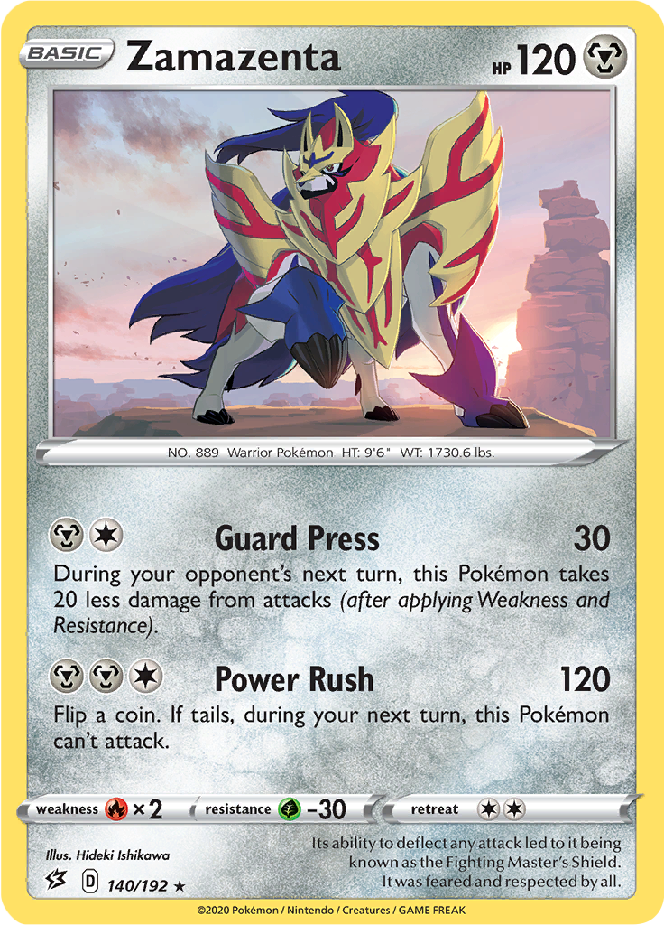 Zamazenta (Reverse Holo)