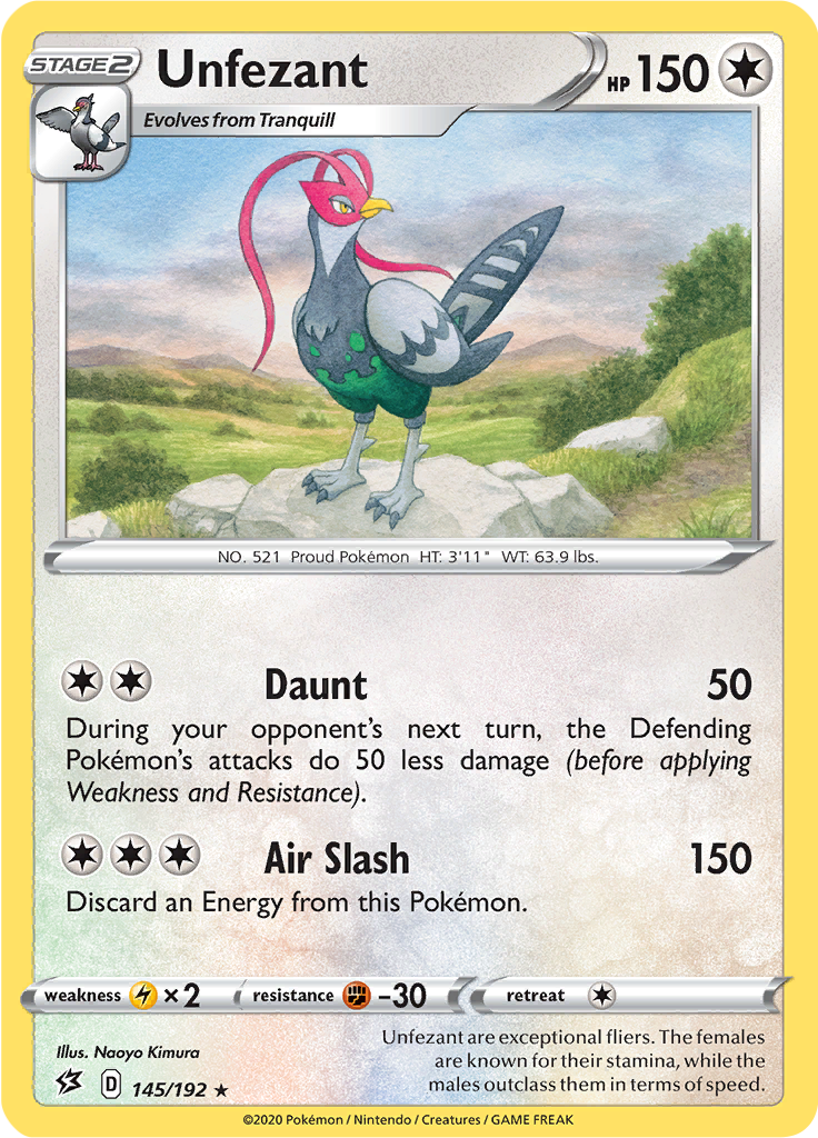 Unfezant (Reverse Holo)