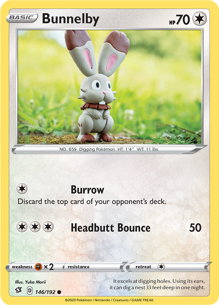 Bunnelby (Reverse Holo)