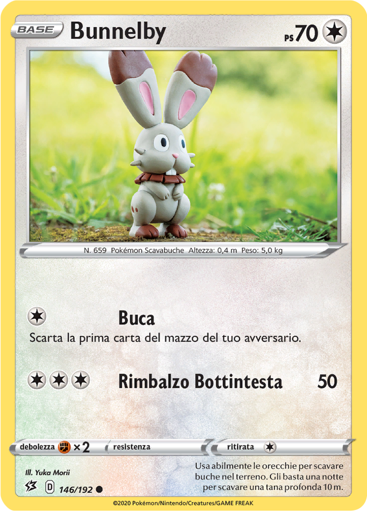 Bunnelby (Reverse Holo)
