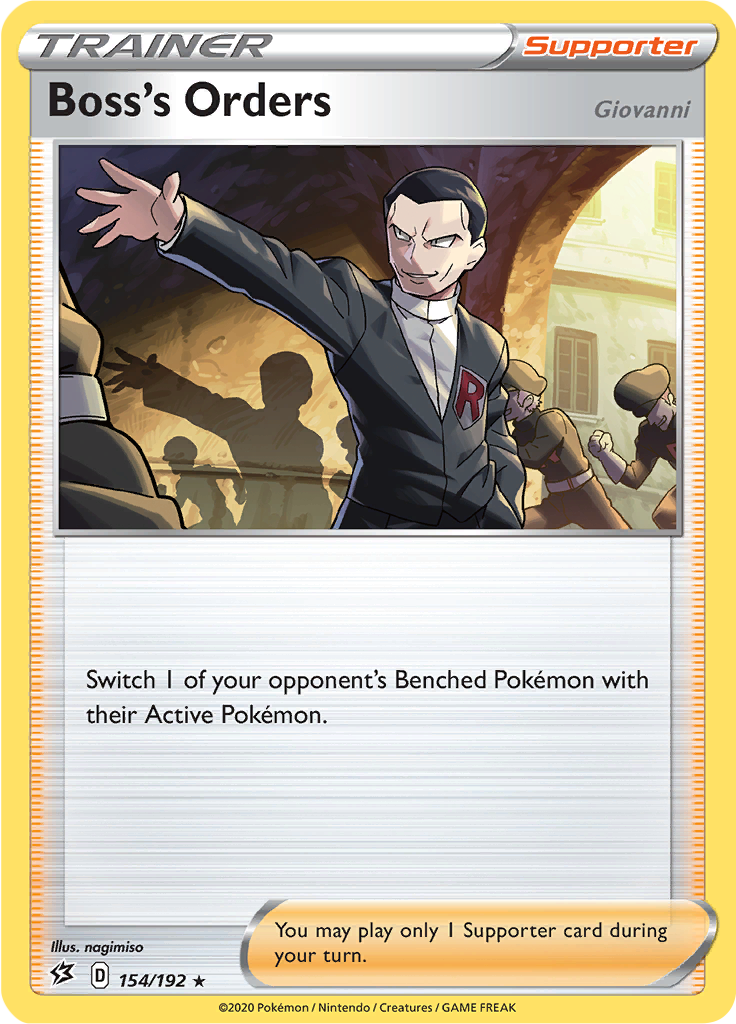 Boss's Orders (Giovanni) (Reverse Holo)