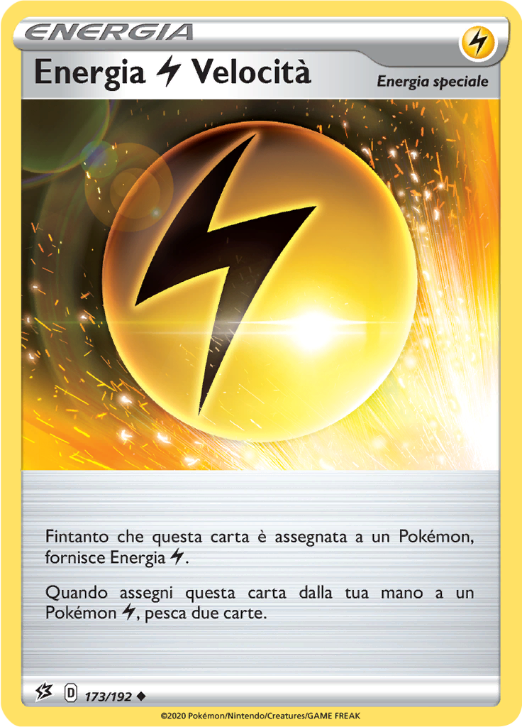 Energia Lightning Velocità (Reverse Holo)