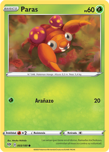 Paras (Reverse Holo)
