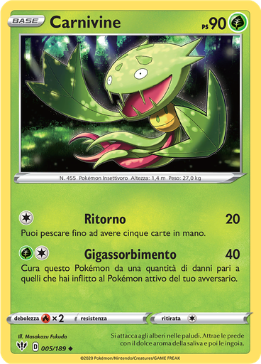 Carnivine (Reverse Holo)