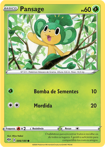 Pansage (Reverse Holo)