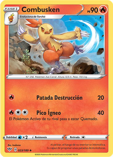 Combusken (Reverse Holo)