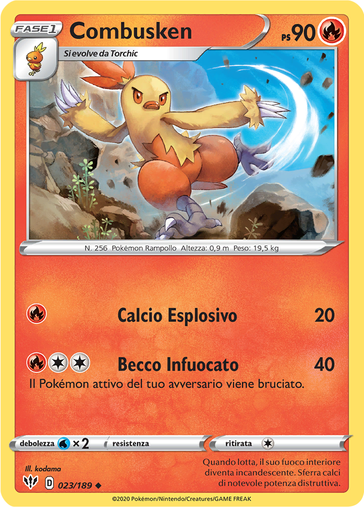 Combusken (Reverse Holo)