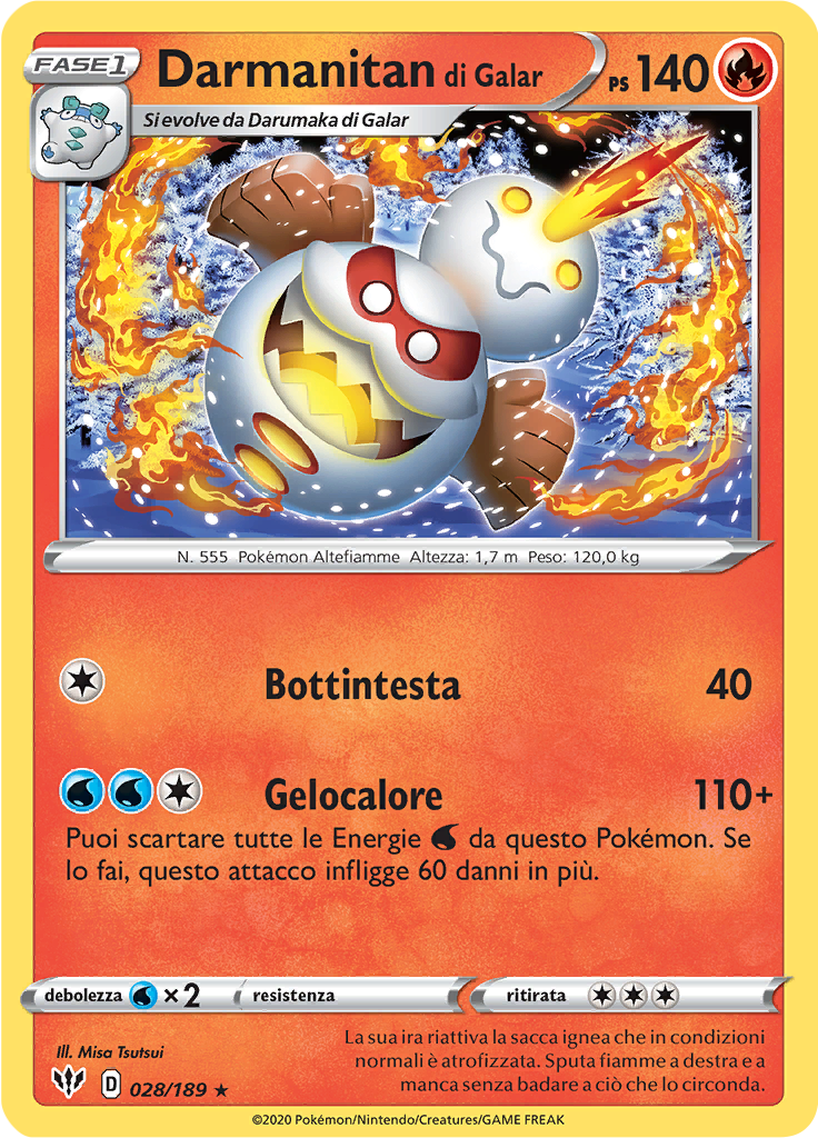 Darmanitan di Galar (Reverse Holo)