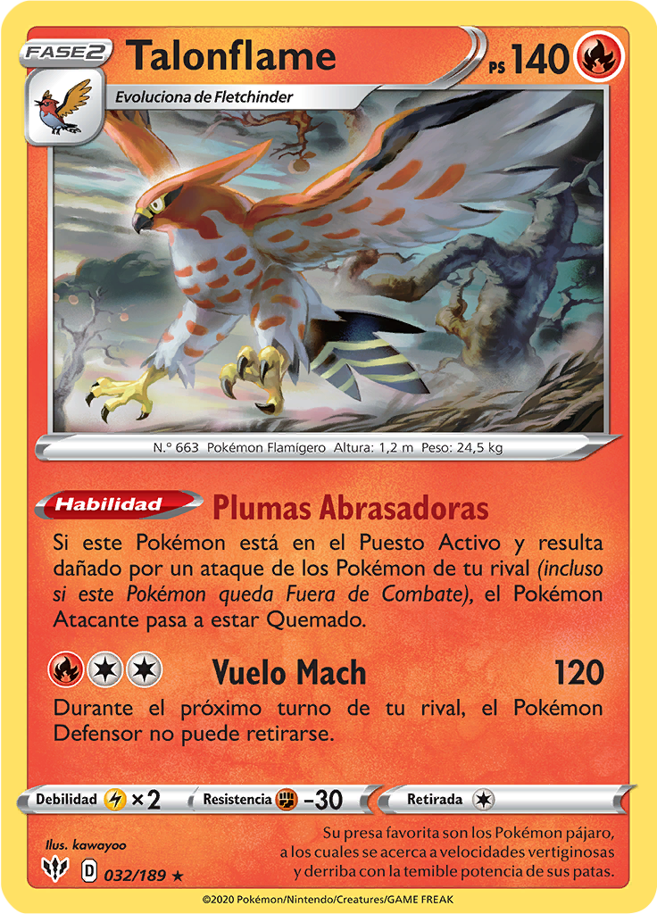 Talonflame (Reverse Holo)