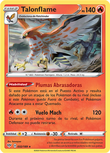Talonflame (Reverse Holo)
