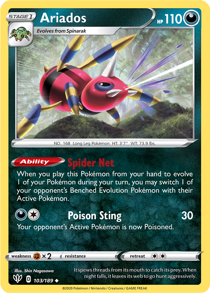Ariados (Reverse Holo)