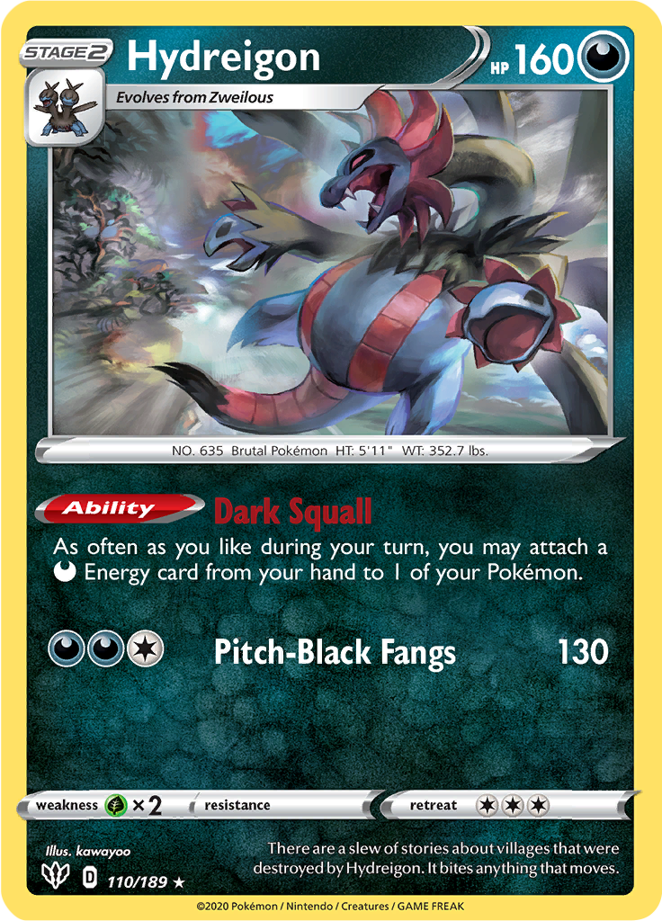 Hydreigon (Reverse Holo)