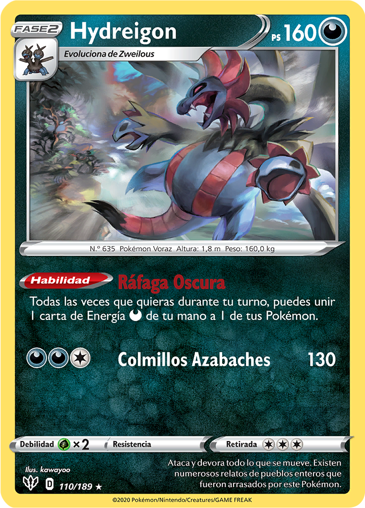 Hydreigon (Reverse Holo)