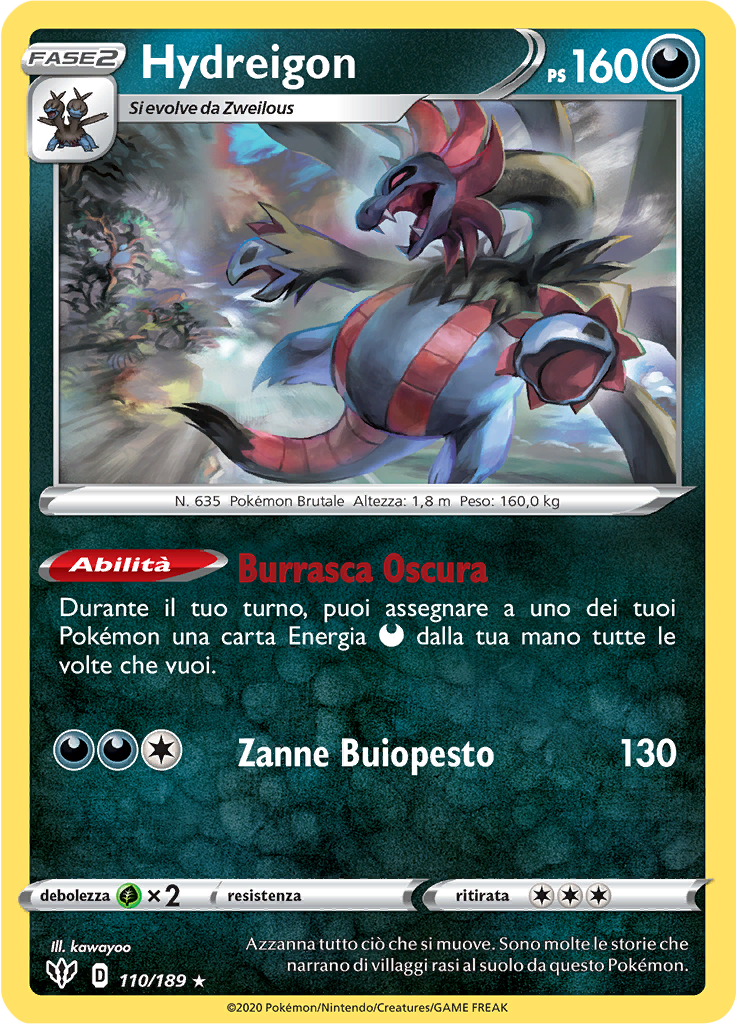 Hydreigon (Reverse Holo)
