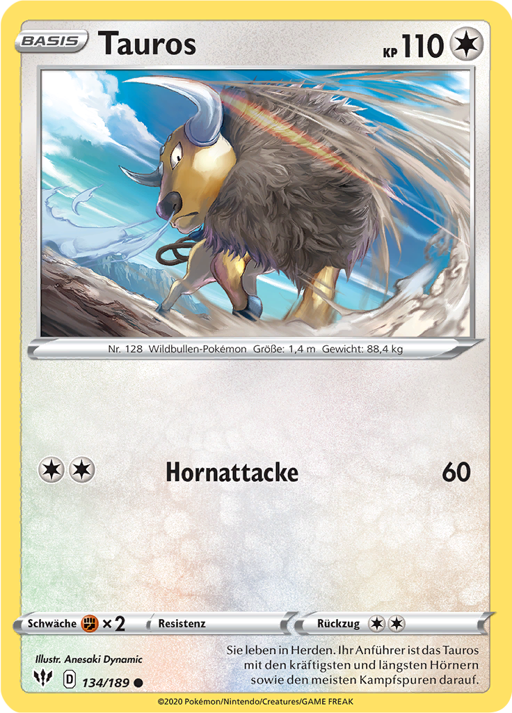 Tauros (Reverse Holo)