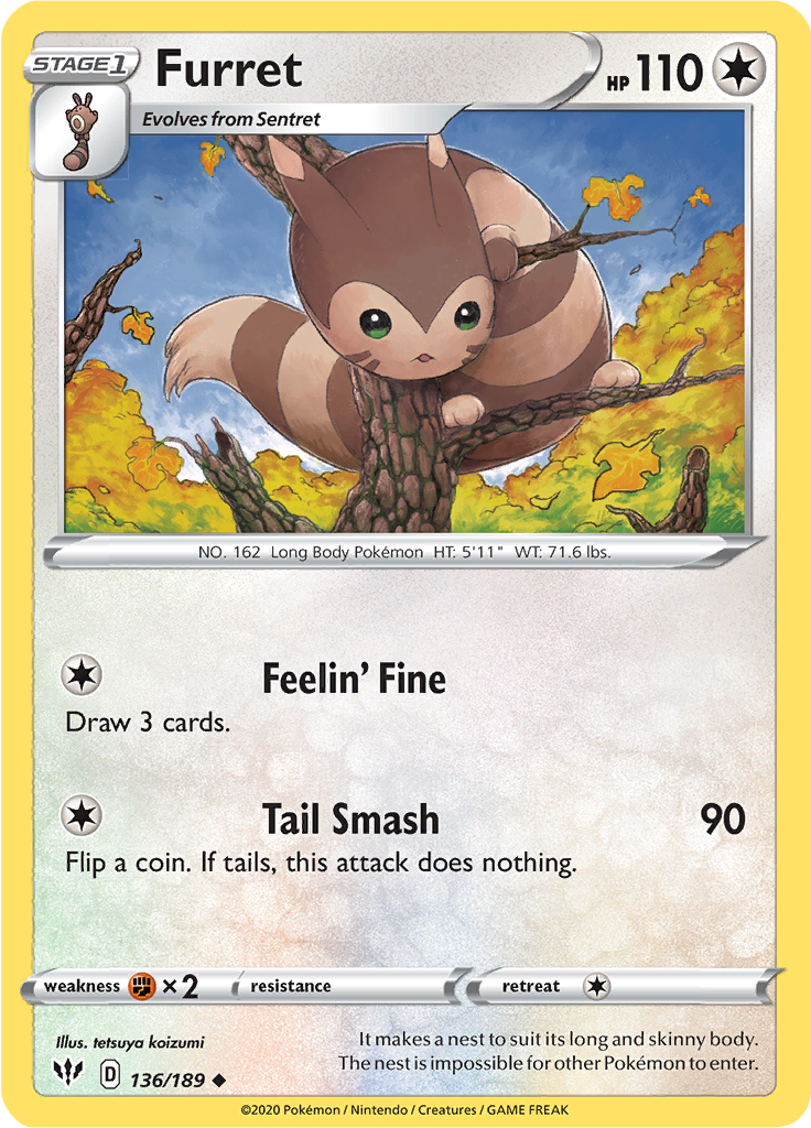 Furret (Reverse Holo)