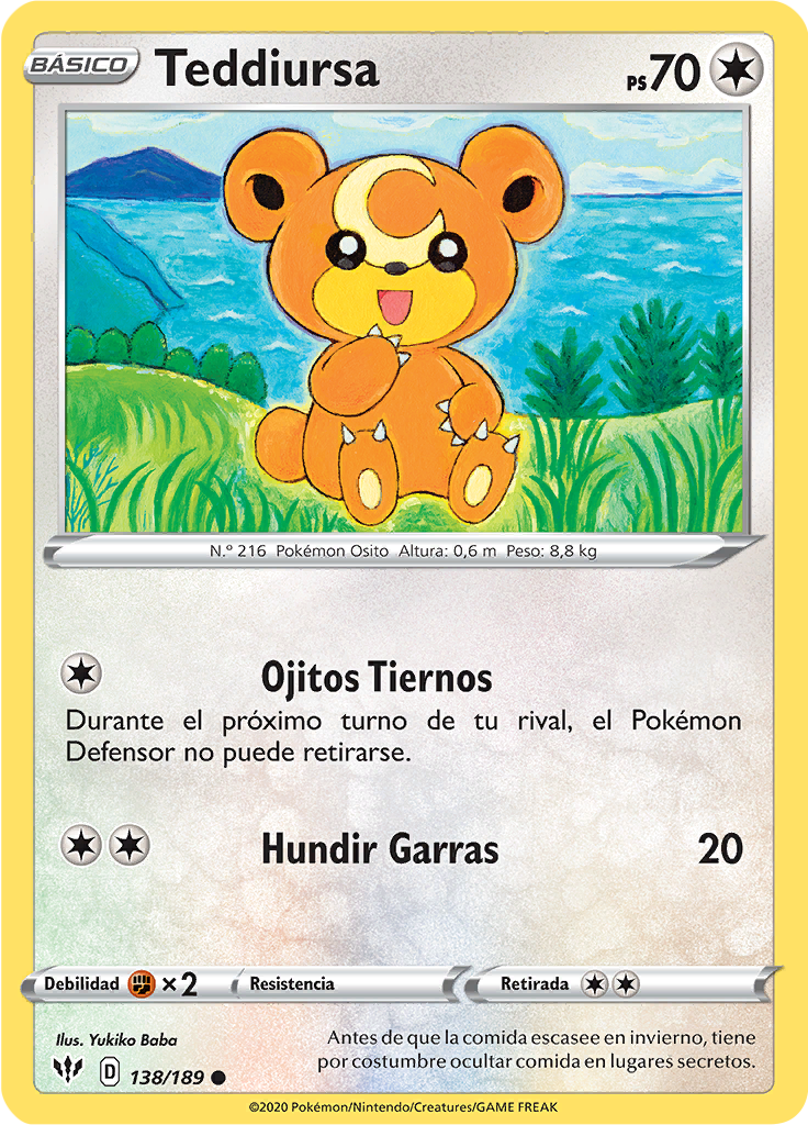 Teddiursa (Reverse Holo)