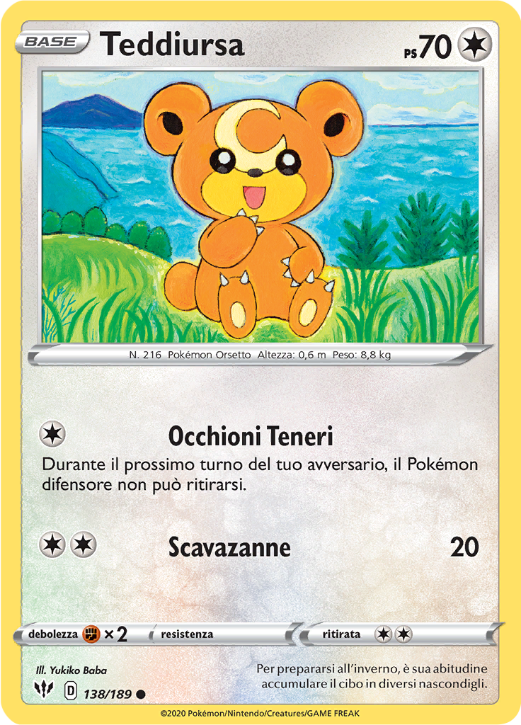 Teddiursa (Reverse Holo)