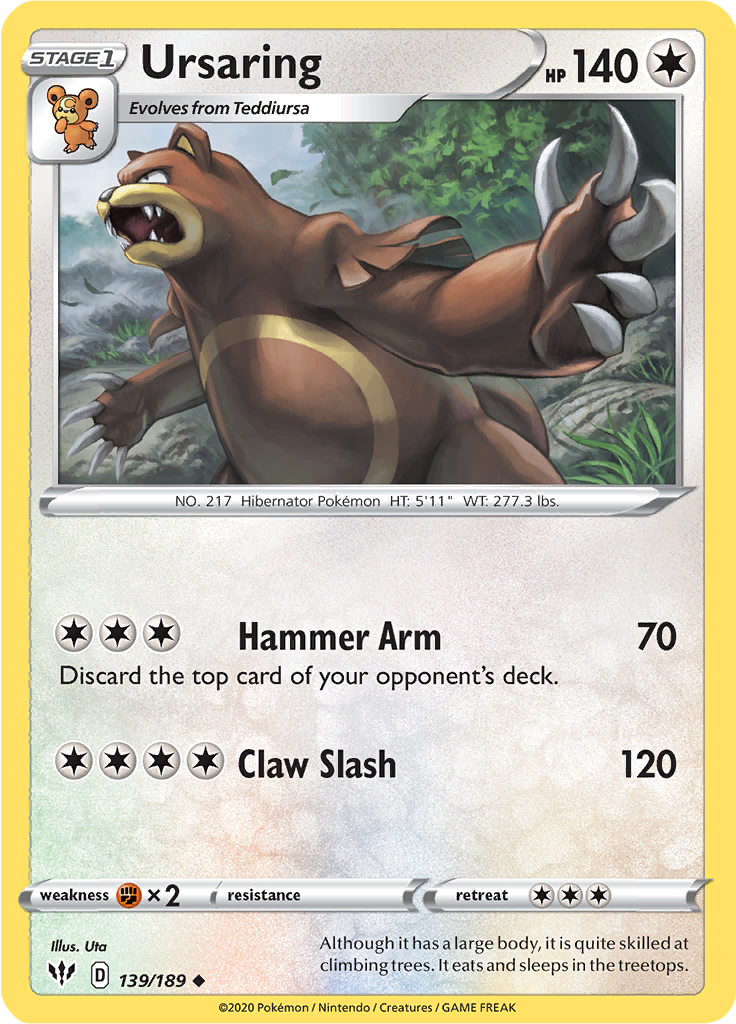 Ursaring (Reverse Holo)