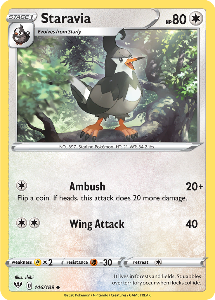 Staravia (Reverse Holo)