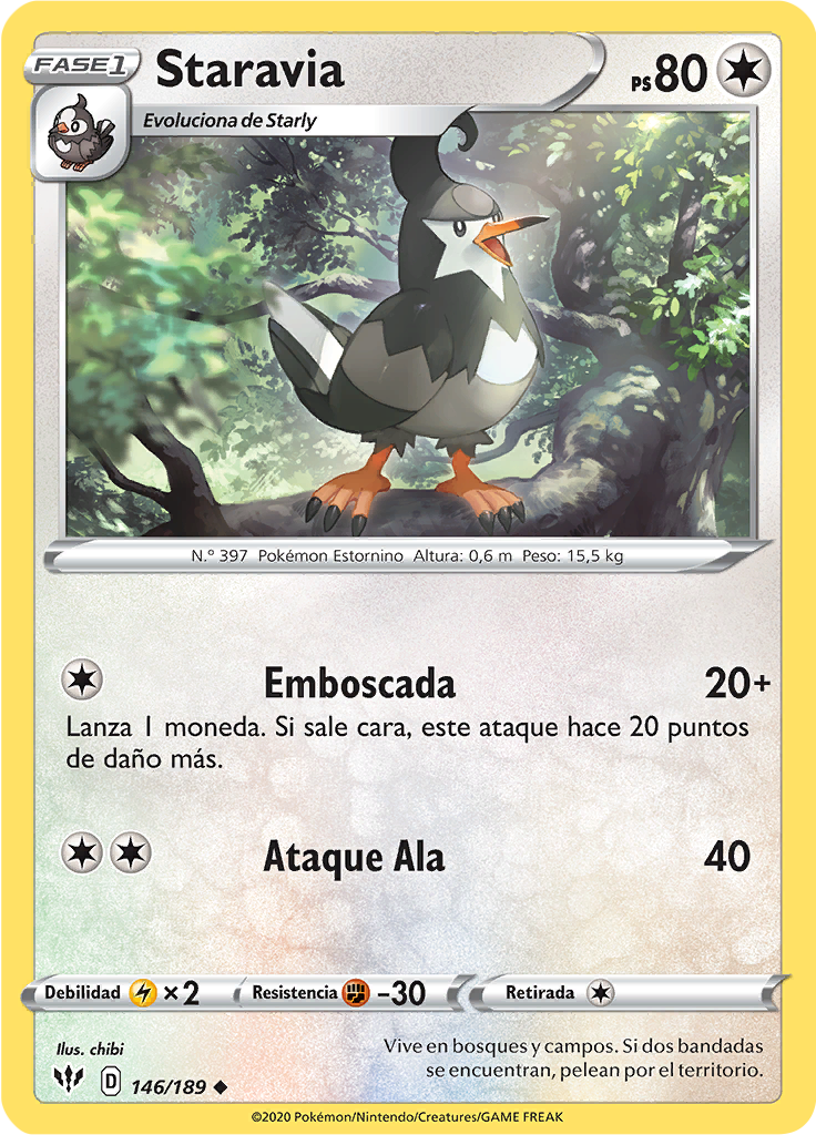 Staravia (Reverse Holo)