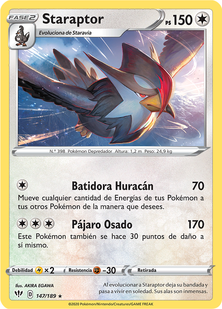 Staraptor (Reverse Holo)