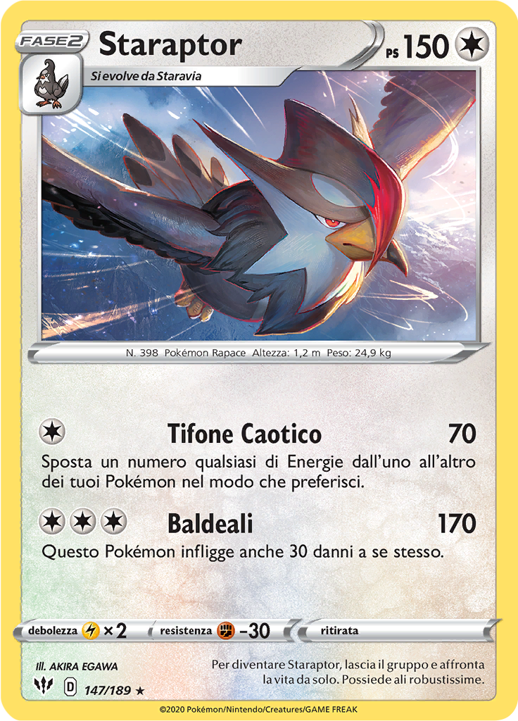 Staraptor (Reverse Holo)