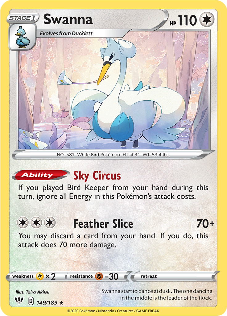 Swanna (Reverse Holo)
