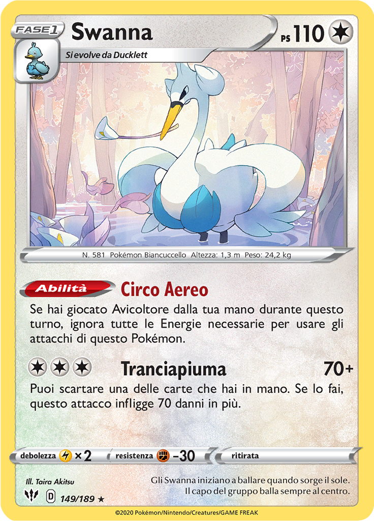 Swanna (Reverse Holo)