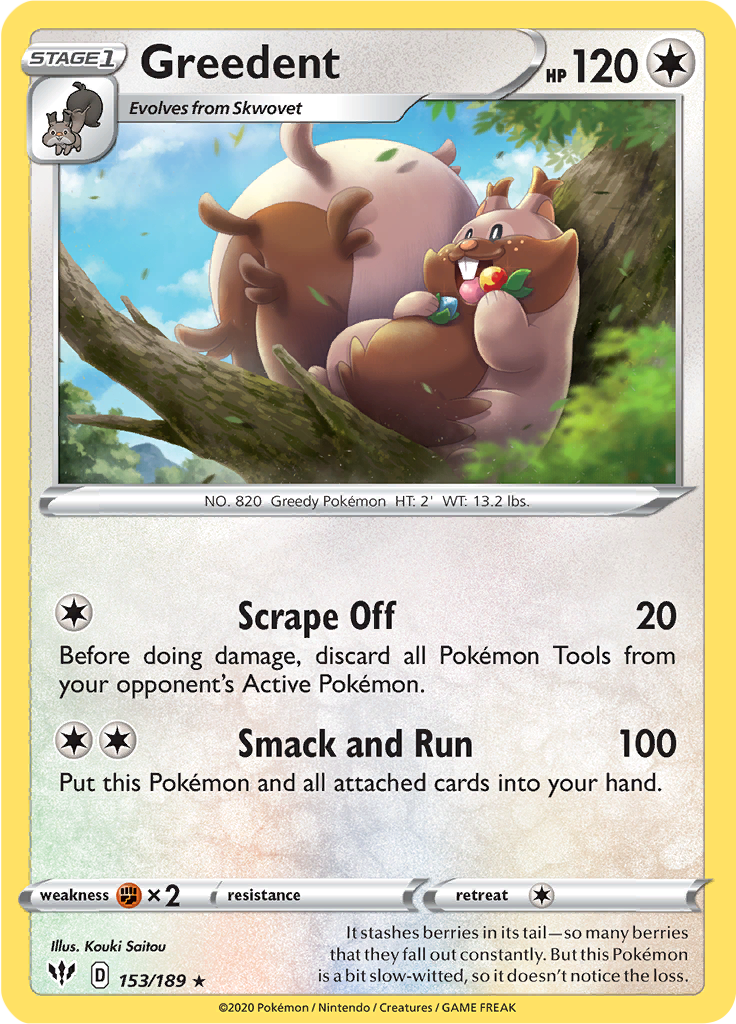 Greedent (Reverse Holo)
