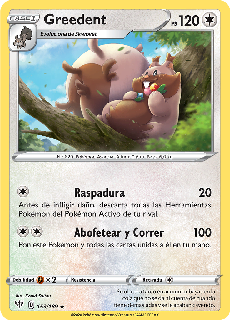 Greedent (Reverse Holo)