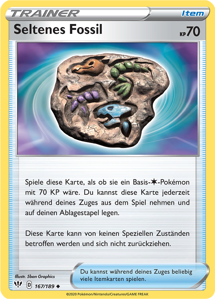 Seltenes Fossil (Reverse Holo)