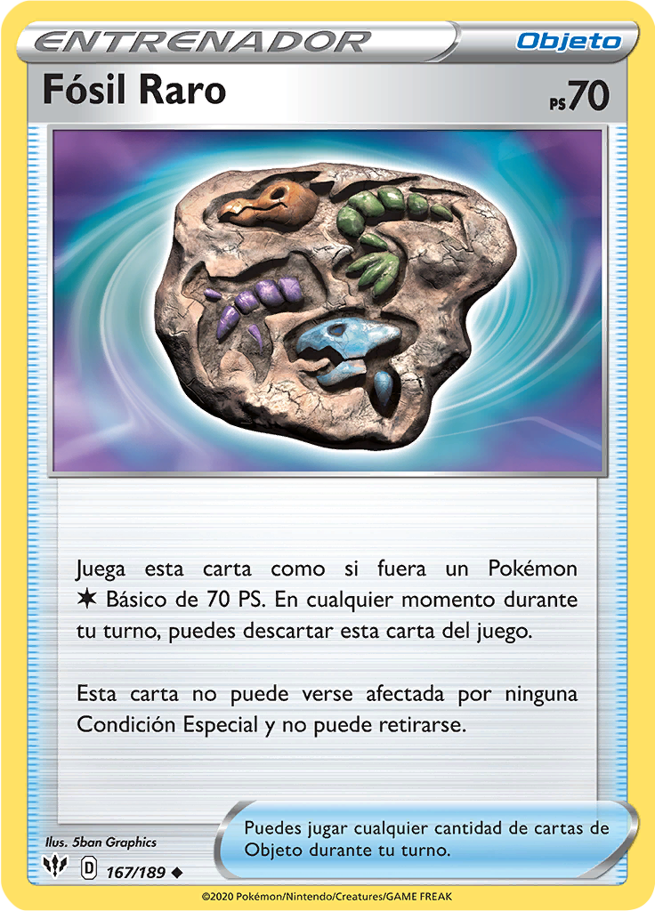 Fósil Raro (Reverse Holo)