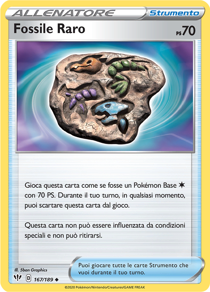 Fossile Raro (Reverse Holo)