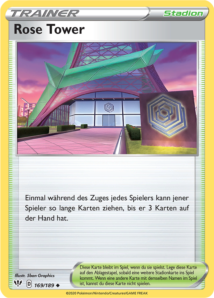 Rose Tower (Reverse Holo)