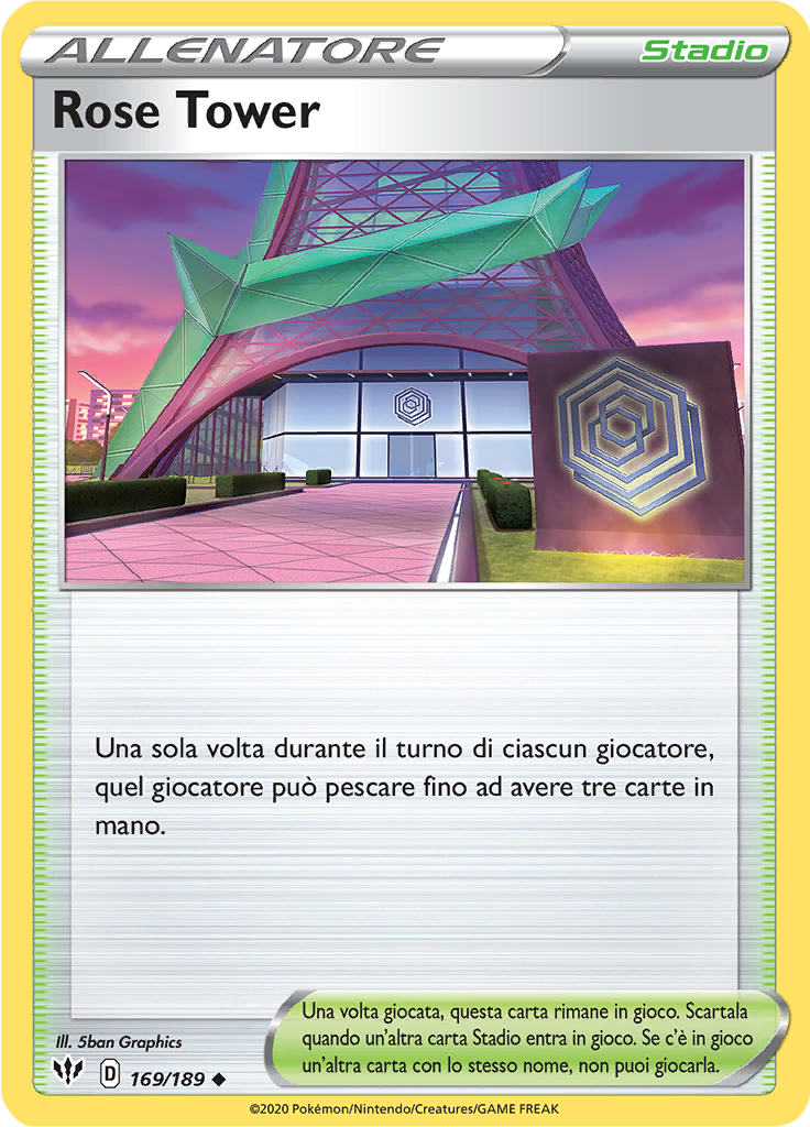 Rose Tower (Reverse Holo)