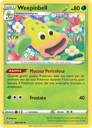 Weepinbell (Reverse Holo)