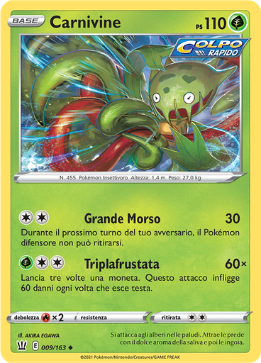 Carnivine (Reverse Holo)