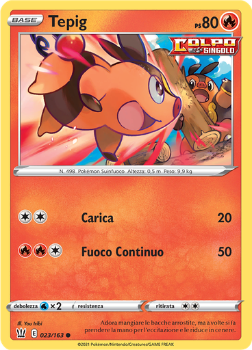 Tepig (Reverse Holo)