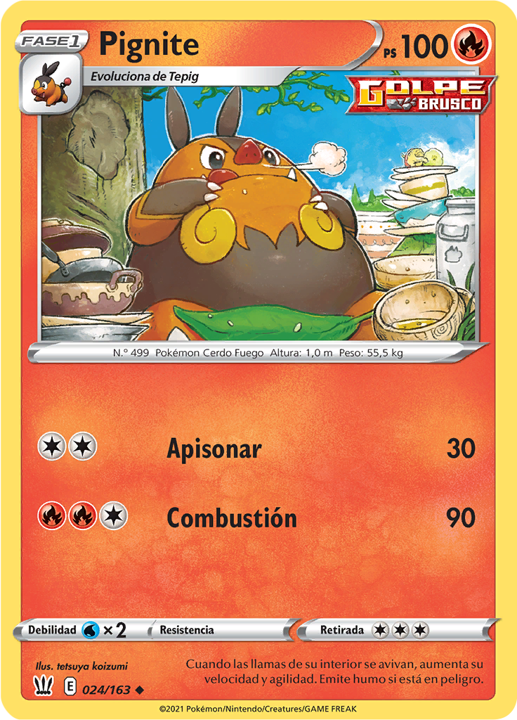 Pignite (Reverse Holo)