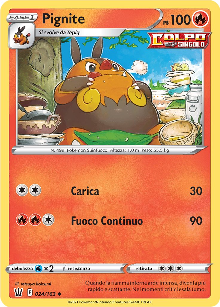 Pignite (Reverse Holo)