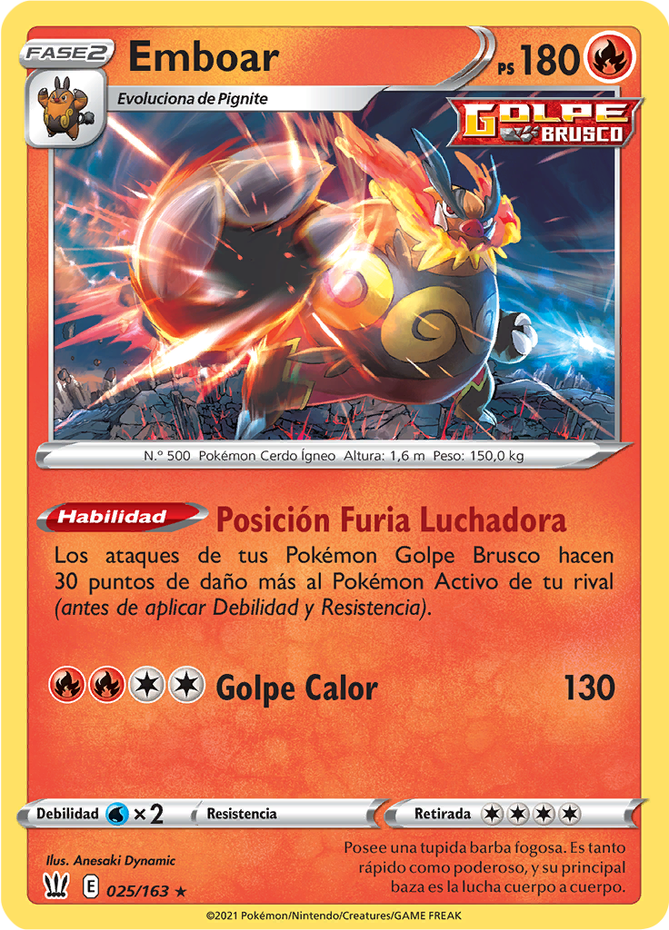 Emboar (Reverse Holo)