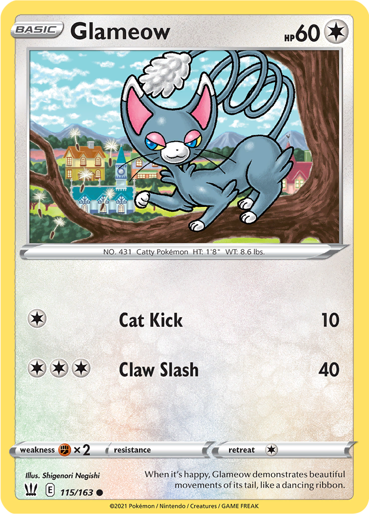 Glameow (Reverse Holo)