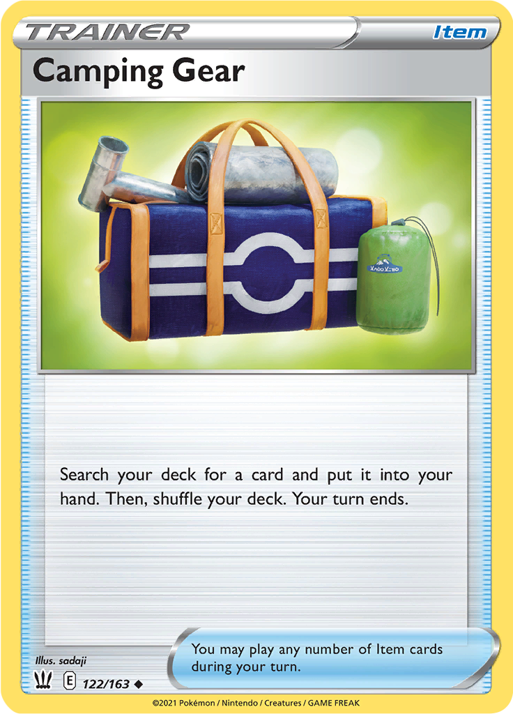 Camping Gear (Reverse Holo)