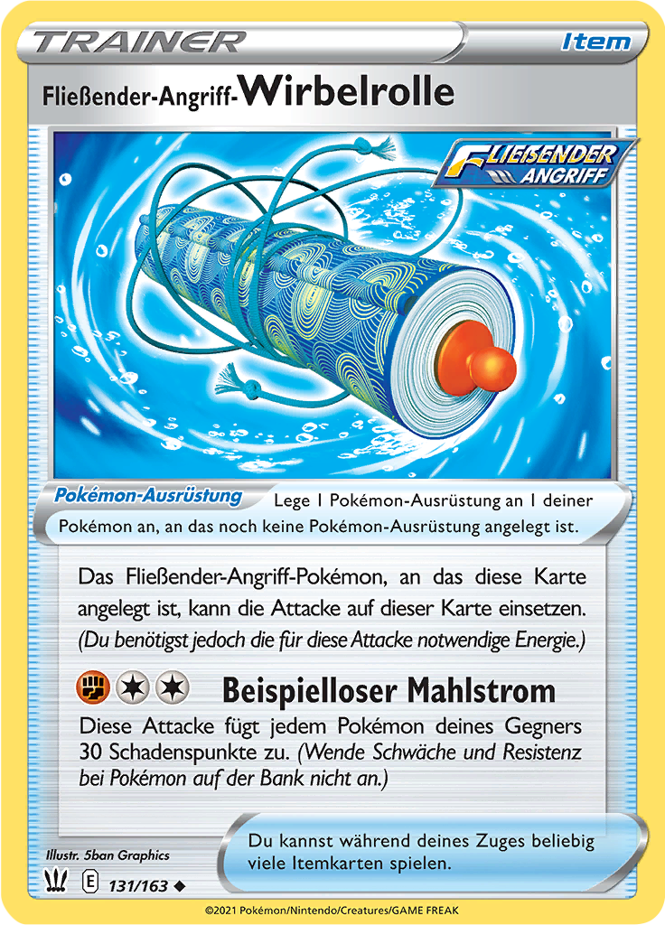 Fließender-Angriff-Wirbelrolle (Reverse Holo)